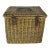 Vintage English Coracle Picnic Basket For Sale