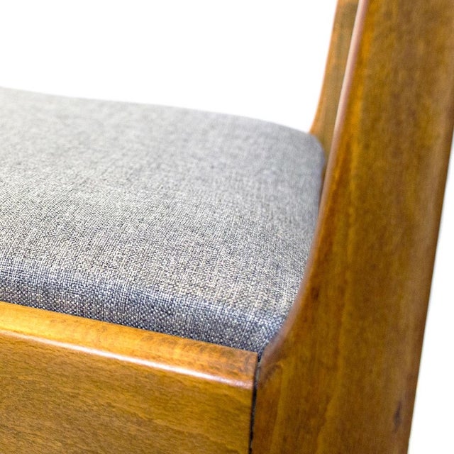Mid-Century Modern Dining Chair in Fabric and Wood, Spain, 1960s For Sale - Image 6 of 7