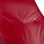 Set of Cocoon Armchair and Ottoman in Red Leather from Varier For Sale - Image 9 of 18