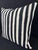 Turkish Hemp Pillow Cushion Natural Beige Black Pillow Cushion Cover 24x24 For Sale - Image 4 of 4