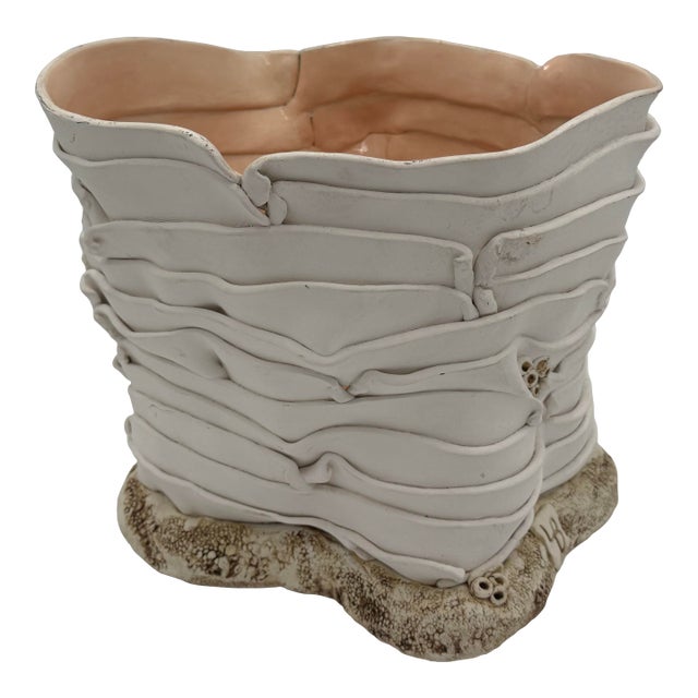 Vintage 1980's Studio Pottery Monogram Lb For Sale