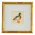 Original Hand-Painted Mallard Miniature Painting, Framed For Sale