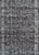 Over Dyed Gallery Oushak With All-Over Floral Design in Charcoal, Cream & Grays For Sale - Image 12 of 15