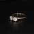 Mid-Century Modern Mid 20th Century 14k Yellow Gold Diamond Ring With Two Round Diamonds (~1.7ctw) - Size 11.75 For Sale - Image 3 of 8