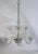 Rococo Large Murano Clear Glass Chandelier, 1940s For Sale - Image 3 of 8