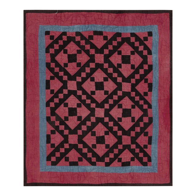 Nazmiyal Collection Antique American Quilt Textile For Sale