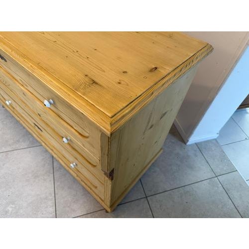 Biedermeier Chest of Drawers in Softwood For Sale - Image 9 of 15
