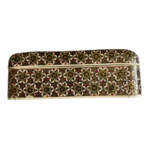 Vintage Persian Khatam Inlayed Micro Mosaic Box