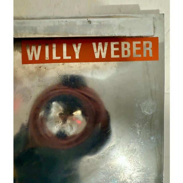 Willy Weber, Swiss Op Art Mirror Polished Metal Stainless Steel Sculpture Relief Will Weber, 1977 For Sale - Image 10 of 18