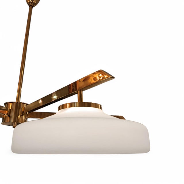 Metal Lamp in the style of Angelo Lelli for Arredoluce For Sale - Image 7 of 9