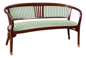 Viennese Secession Settee by Josef Maria Olbrich for Thonet, 1900s