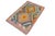 Abstract Rustic Turkish Kilim Purple Beige Hand-Woven Wool Rug For Sale - Image 3 of 9