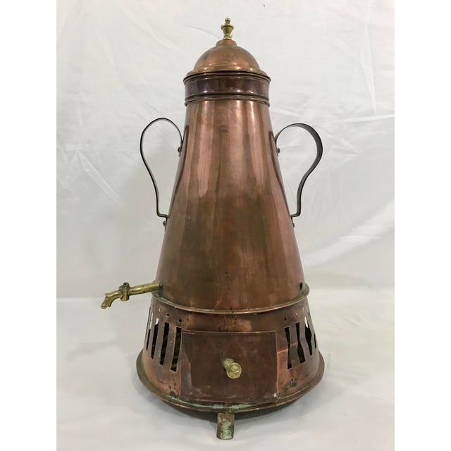1920s Copper Samovar For Sale - Image 5 of 7