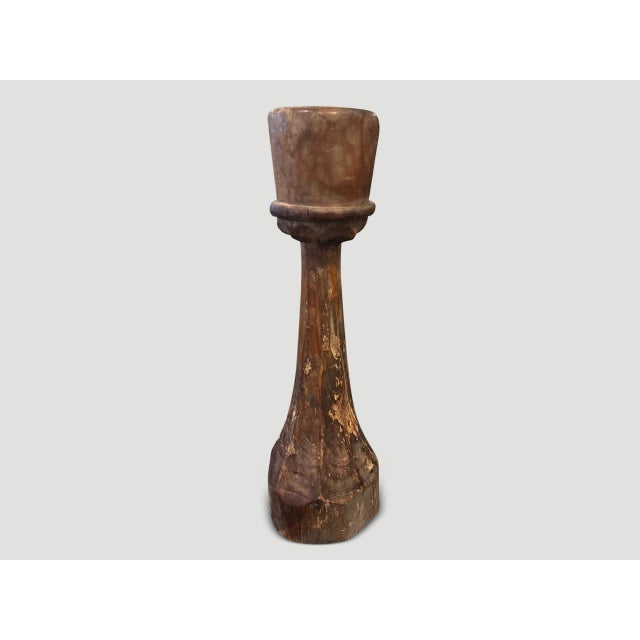 Antique Candle Holder For Sale - Image 4 of 5