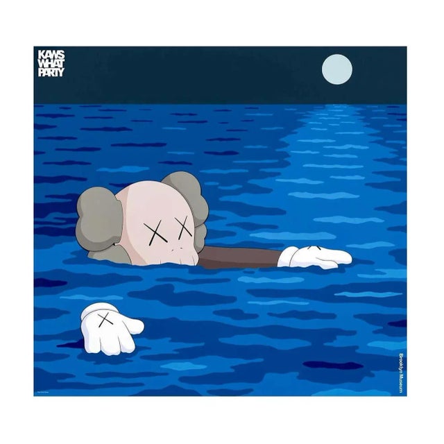 KAWS 'TIDE' poster 2021 This well-sized KAWS poster was published on the occasion of the much heralded 2021 KAWS: What...