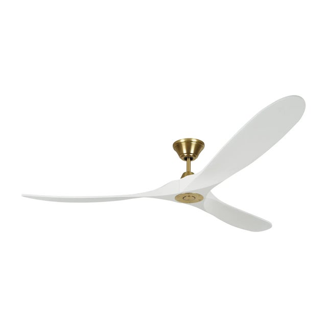 The Monte Carlo 70" Maverick Max - Matte White with Burnished Brass in burnished brass features a 85.0 X 28.0 6 speed...