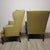 Traditional Pair of Vintage Wingback Chairs With Curved Arms by Globe Furniture For Sale - Image 3 of 6