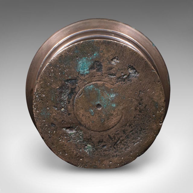 Antique Chemist's Counter Mortar & Pestle, English, Bronze, Apothecary, Georgian For Sale - Image 10 of 12