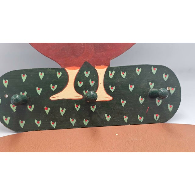 Vintage Covent Garden Wooden Rooster Hanger, 1980s For Sale - Image 3 of 8