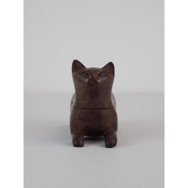 1960s Gatto Box Handmade Carved, France, 1960 For Sale - Image 5 of 11