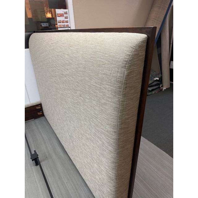 Eastern King Hickory Chair Company Kim Upholstered Bed Frame For Sale In San Francisco - Image 6 of 12