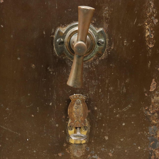 English Metal Safe from Chubb & Sons For Sale - Image 5 of 13