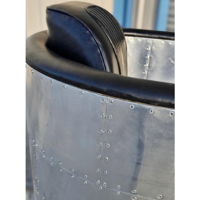 Contemporary Aviator Lounge Chairs-a Pair For Sale - Image 17 of 17