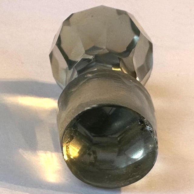 Glass English Edwardian Cut Crystal Glass Decanter For Sale - Image 7 of 12