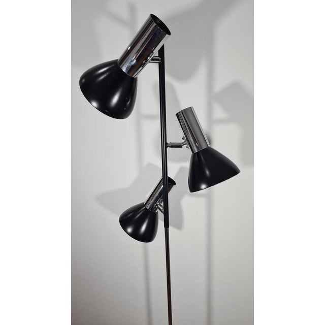 Modern 3-Arm Floor Lamp from VEB Leuchtenbau Neustadt, GDR, 1970s For Sale - Image 3 of 15