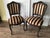 Set of 19th Century Black Side Chairs For Sale - Image 14 of 18