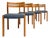 Vintage Model 84 Chairs by Niels Otto Møller for J.L. Møllers, 1960s, Set of 4 For Sale