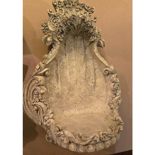 Plastic Vintage MCM Decorative Architecture Wall Niche With Abundance of Details For Sale - Image 7 of 9