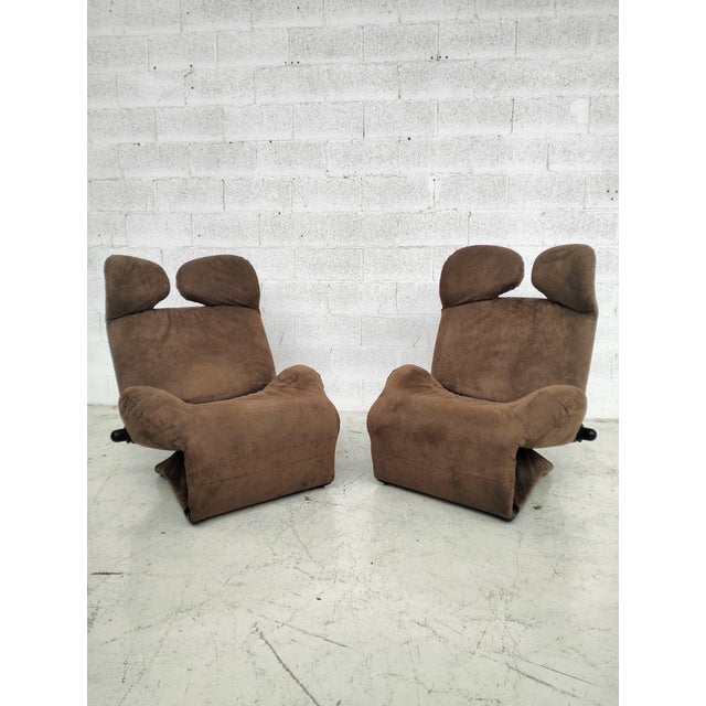 Vintage Wink Chaise Lounges by Toshiyuki Kita for Cassina, 1980s, Set of 2 For Sale - Image 13 of 13