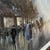 Late 20th Century Antonio Devity Paris Street Scene Oil Painting Framed & Signed Art Impressionism Traditional 1800s Cityscape For Sale In Aspen - Image 6 of 13