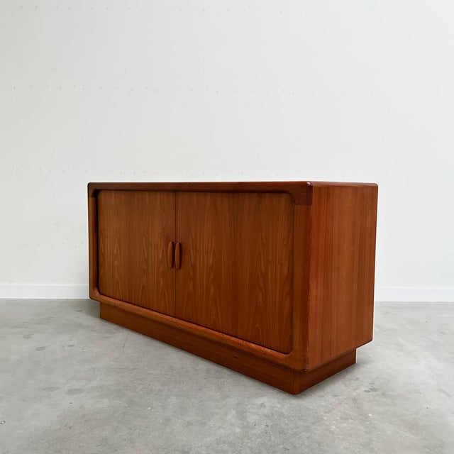 Dyrlund Danish Sideboard in Teak with Tambour Doors from Dyrlund, 1960s For Sale - Image 4 of 18