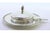 Silver and Glass Butter Dish with Pearly Rim, Knob Lid and Knife, Set of 2 For Sale - Image 5 of 6
