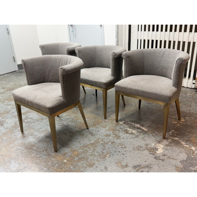 Design Plus Gallery presents a Set of Four Camille Dining Chairs from Century Furniture. Known for their painstaking...