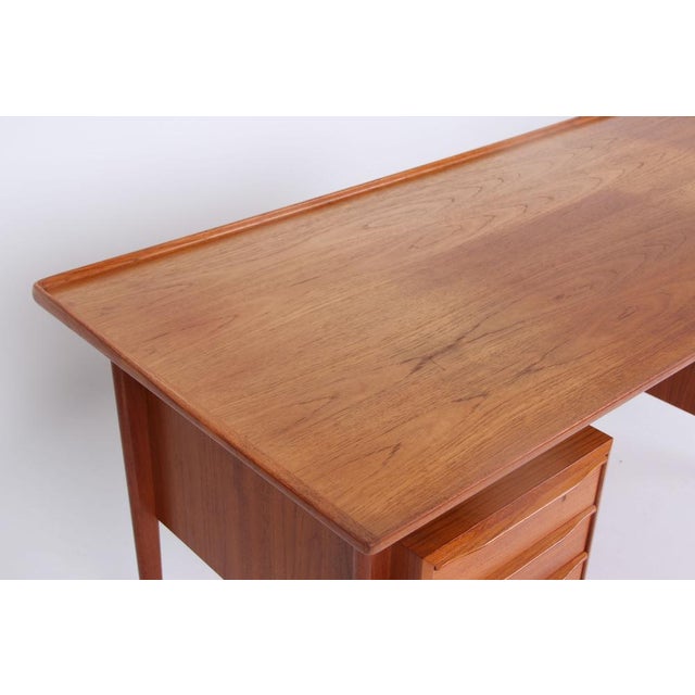Danish Teak Desk from Peter Løvig Nielsen, 1960s For Sale - Image 6 of 10