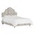 Halsted Bed in Cream Grey Washed Cheetah, California King For Sale