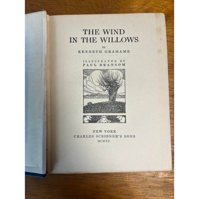 1913 the Wind in the Willows Kenneth Grahame Antique Hardcover Book 1st ...