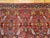 Vintage Persian Heriz Rug, Hand-Knotted Wool, Allover Geometric Pattern, Red & Blue, 8x11 For Sale - Image 14 of 15