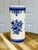 1980s Vintage Delft Blue Handpainted Holland Windmill Floral 7” Vase For Sale - Image 5 of 7