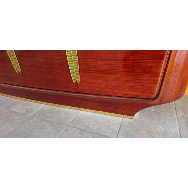 Mid-Century Italian Sideboard with Mirror from Vittorio Dassi, 1950s For Sale - Image 11 of 18