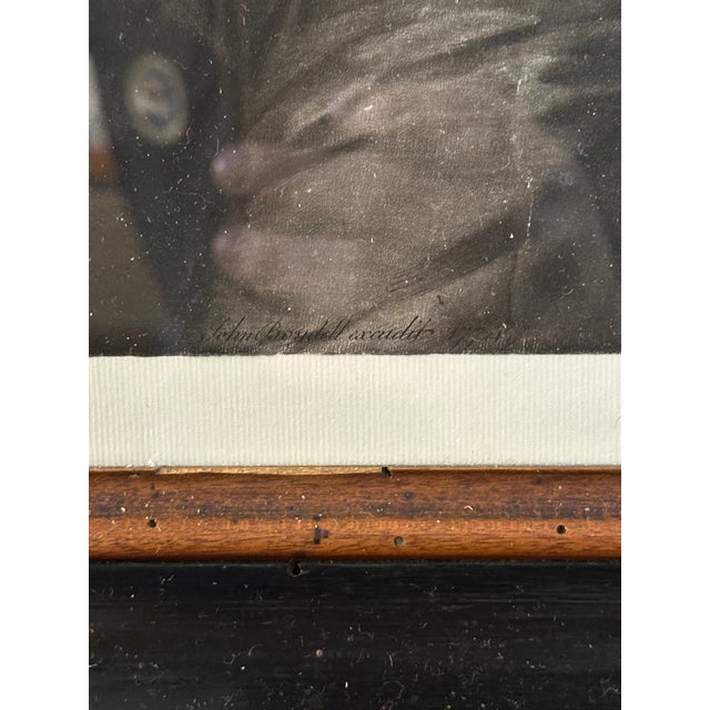 Late 18th Century After Sir Joshua Reynolds, Count Ugolino Della Gherardesca, 1790, Mezzotint on Canvas, Framed For Sale - Image 5 of 12