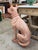 Terra Cotta Italian Terracotta Dog Statue For Sale - Image 8 of 8