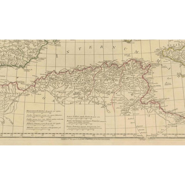 Antique Roman Empire Map, 1818 For Sale - Image 6 of 10