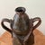 Ceramic Vintage Art Nouveau Curved Shape Earthenware Double Handle Vase With Makes Mark For Sale - Image 7 of 12