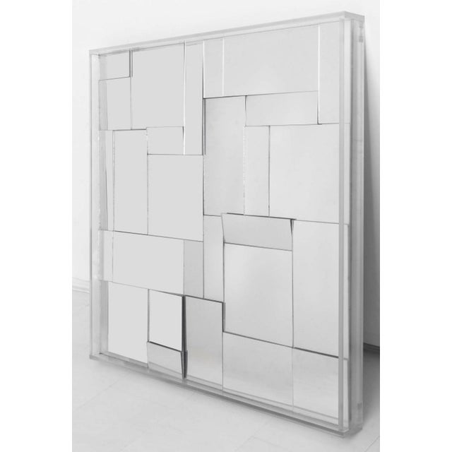 Mid Century Modern Mosaic Wall Mirror Chairish