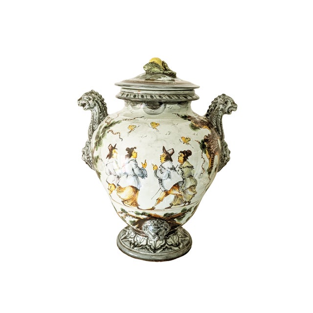 Levantino Ceramic Vase by A. Vaccari for Ce-as Albisola, 1962 For Sale - Image 17 of 17