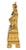 French Charles X Gilt Bronze Figural Mantel Clock For Sale - Image 3 of 5